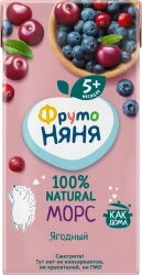 Сок клюква-черника-вишня ФрутоНяня (5 мес+), 200 мл купить в Кишиневе. Фото 1