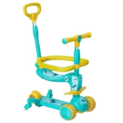 Trotinetă Riki Turquoise/Pink/Blue cumpăra în Chișinau. Foto 1