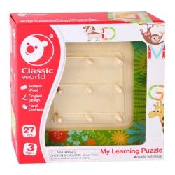 Puzzle din lemn Classic World „Joacă și învață” (My Learning Puzzle) cumpăra în Chișinau. Foto 2