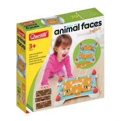 Puzzle educativ Quercetti Guess the animal face, 18 elemente cumpăra în Chișinau. Foto 1