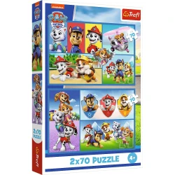 Пазл Trefl Paw Patrol Rules, 2x70 элементов купить в Кишиневе. Фото 1