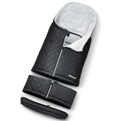 Husa de iarna pentru carucior Recaro Vario Footmuff Black Grey 95x45 cm cumpăra în Chișinau. Foto 2