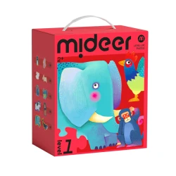 Puzzle educativ Mideer Level Up Level 1 Animals, 40 elemente cumpăra în Chișinau. Foto 1