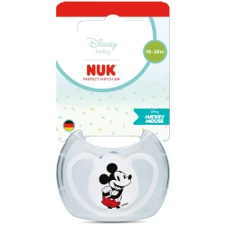 Suzeta ortodontica din silicon NUK Perfect Match Air Mickey in sort., 18-36 luni cumpăra în Chișinau. Foto 3