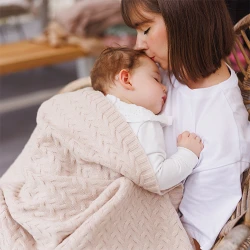Пледик BabyOno Merino Light Beige, 75x100 см купить в Кишиневе. Фото 5