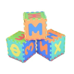 Covoraş pentru copii Moni Puzzle Letters RU Multicolor, 32x32x1 cm, 30 buc. cumpăra în Chișinau. Foto 4