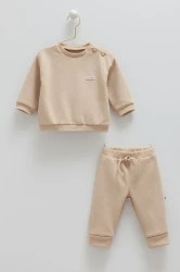 Комплект из 2 штук Caramell Basic Beige (6-9М) купить в Кишиневе. Фото 1