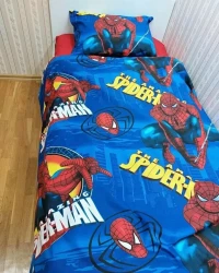 Lenjerie de pat Cottony Spiderman (3 piese), 220x150 cm cumpăra în Chișinau. Foto 1