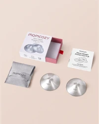 Накладки на грудь Momcozy Silver, 55 мм, 2 шт. купить в Кишиневе. Фото 2