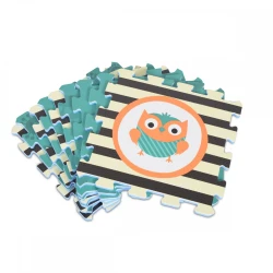 Covoraş pentru copii Moni Puzzle Elephant&Owl Multicolor, 31x31x1 cm, 9 buc. cumpăra în Chișinau. Foto 2