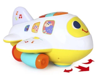 Самолет интерактивный Hola Toys со звуковыми и световыми эффектами купить в Кишиневе. Фото 2