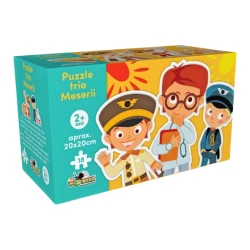 Обучающий пазл Noriel Puzzle trio Профессии, 18 элементов купить в Кишиневе. Фото 3