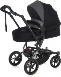 Carucior 3 in 1 Jane Silla Crosswalk Convert + Koos I-size Micro Jet Black cumpăra în Chișinau. Foto 1