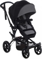 Carucior 3 in 1 Jane Silla Crosswalk Convert + Koos I-size Micro Jet Black cumpăra în Chișinau. Foto 2
