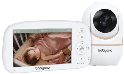 Видеоняня BabyOno Calma White & Beige, 5", 300 м купить в Кишиневе. Фото 1