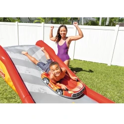 Pistă de apă gonflabilă Intex Racing Fun 57167, 561x119x76 cm, cu 2 plăci-mașinuțe cumpăra în Chișinau. Foto 5