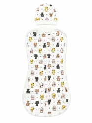 Комплект кокон + шапочка PernaMea Cat Ivory (3-6М) купить в Кишиневе. Фото 1
