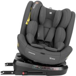 Scaun auto 40-150 cm (i-Size) Isofix KikkaBoo i-Moove 2 Dark Grey, rotativ 360° cumpăra în Chișinau. Foto 8