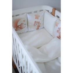 Lenjerie de patut Veres Teddy Beige (6 piese), 120x60 cm cumpăra în Chișinau. Foto 1