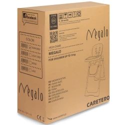Scaun de masa Caretero Megalo Dark Grey cumpăra în Chișinau. Foto 13