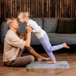 Covoraș ortopedic pentru copii Ortoto Puzzle Ice Relaxing Massage, 30×30 cm, 6 buc. cumpăra în Chișinau. Foto 3