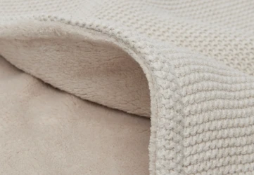 Păturică Jollein Basic Knit Nougat/Fleece, 75x100 cm cumpăra în Chișinau. Foto 5