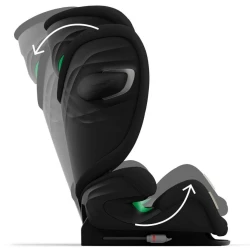 Scaun auto 100-150 cm (i-Size) Isofix Cybex Solution G i-Fix Deep Black cumpăra în Chișinau. Foto 4