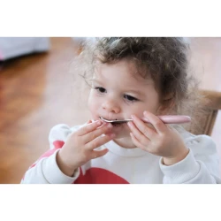 Набор столовых приборов Beaba Розовый 3 шт купить в Кишиневе. Фото 3