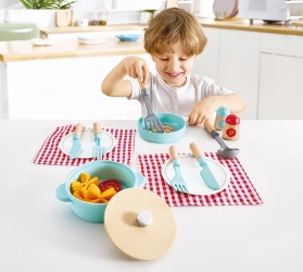 Игровой набор повар Hape Little Chef Cooking & Serve купить в Кишиневе. Фото 4