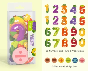 Набор магнитов Mideer Number Magnets, 26 элементов купить в Кишиневе. Фото 2