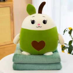Мягкая игрушка ChiToys Яблоко с одеялом Зелёный, 40 см купить в Кишиневе. Фото 2