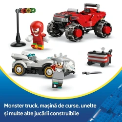 Set construcție Lego Sonic Silver's Car vs. Knuckles' Monster Truck, 378 elemente cumpăra în Chișinau. Foto 5