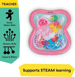 Covoraș de joacă cu apă Baby Einstein Ocean Explorers Jiggling Janet, roz cumpăra în Chișinau. Foto 3