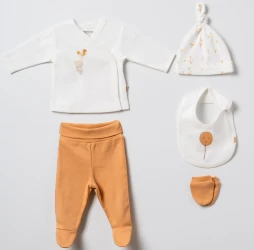 Set din 5 piese BabyCosy Ivory & Orange (0L) cumpăra în Chișinau. Foto 1