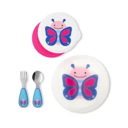 Set de masă cu 5 piese Skip Hop Zoo Butterfly cumpăra în Chișinau. Foto 2