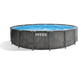 Бассейн для детей Intex Greywood Prism Frame Premium + фильтрующий насос 3785 л/ч, 16805 литров купить в Кишиневе. Фото 2