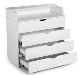 Set Pătuț Kuzea Miya White + Comoda-măsuță de înfășat HappyBaby Standart 800 PAL White cumpăra în Chișinau. Foto 7