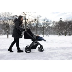 Зимний чехол для коляски Caretero Aspen Black, 95x45 см купить в Кишиневе. Фото 8