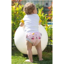 Многоразовые подгузники BabyJem Lux Training Розовый 3 (14-18 кг) купить в Кишиневе. Фото 3