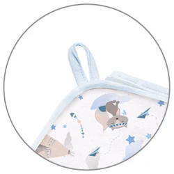 Банное полотенце BabyOno Terry Blue, 100x100 см купить в Кишиневе. Фото 4