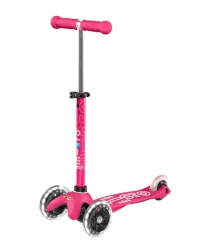 Trotinetă Micro Mini 3in1 Deluxe Plus LED Pink cumpăra în Chișinau. Foto 3