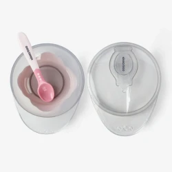 Bol cu ventuză și lingură Kikkaboo Pink, 250 ml cumpăra în Chișinau. Foto 3