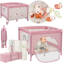 Игровой манеж Lionelo Mille Plus Pink купить в Кишиневе. Фото 3