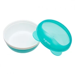 Миска с крышкой 2 в 1 U-grow Blue купить в Кишиневе. Фото 3