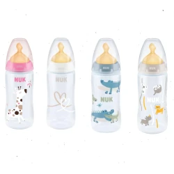 Бутылочка пластиковая NUK First Choice Animals 300 мл купить в Кишиневе. Фото 1