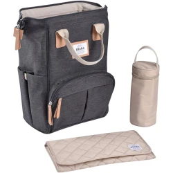 Geantă pentru cărucior Beaba Wellington Dark Heather Grey cumpăra în Chișinau. Foto 2