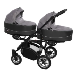 Коляска для двойни 2 в 1 BabyActive Twinni Silver купить в Кишиневе. Фото 1