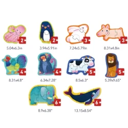 Puzzle Mideer Animals, 40 elemente cumpăra în Chișinau. Foto 3