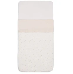Простыня для детской кроватки Jollein Ruffle Natural, 75x100 см купить в Кишиневе. Фото 1