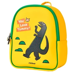 Rucsac pentru copii Mideer T-Rex Yellow, 25×23 cm cumpăra în Chișinau. Foto 1